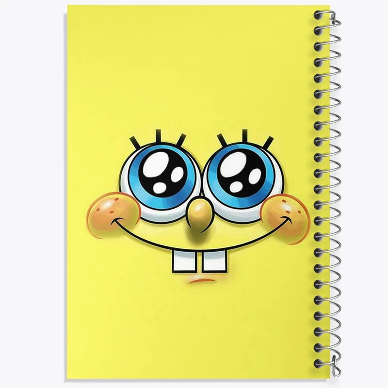 دفتر طراحی 50 برگ خندالو طرح باب اسفنجی و پاتریک  کد 1323