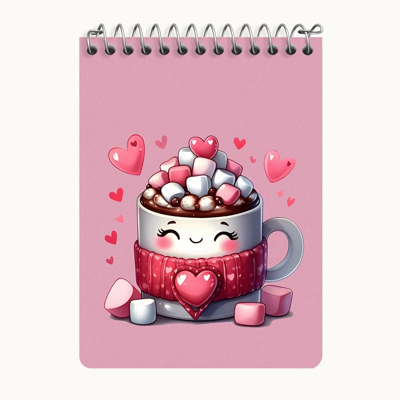 دفتر یادداشت 50 برگ خندالو طرح بستنی کیوت کد N7048