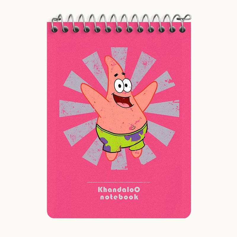 دفتر یادداشت 50 برگ خندالو طرح پاتریک کد N9450