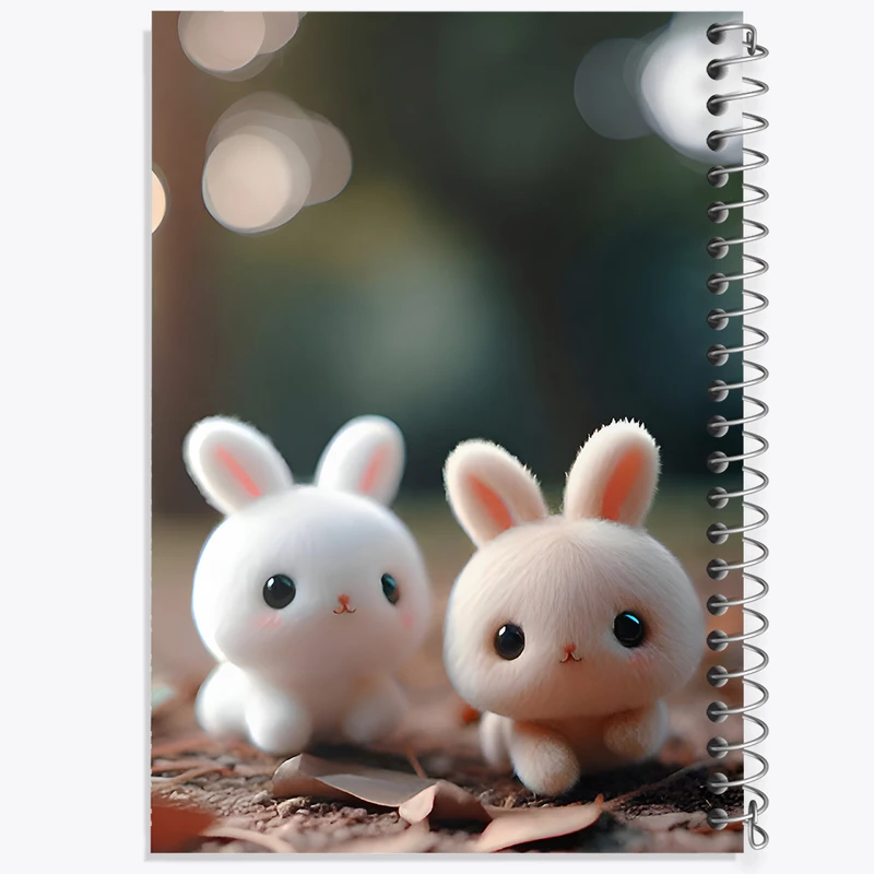 دفتر نقاشی 50 برگ خندالو طرح خرگوش های کیوت کد F8552