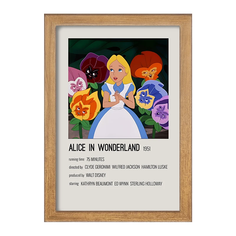 تابلو خندالو طرح آلیس در سرزمین عجایب کد F13366