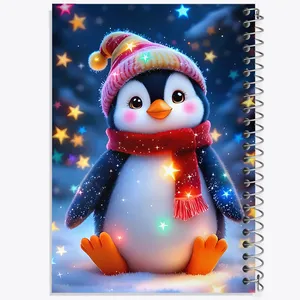 دفتر نقاشی 50 برگ خندالو طرح پنگوئن کد F9538