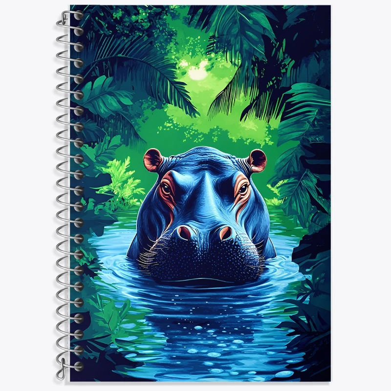 دفتر لغت 50 برگ خندالو طرح اسب آبی کد F12113