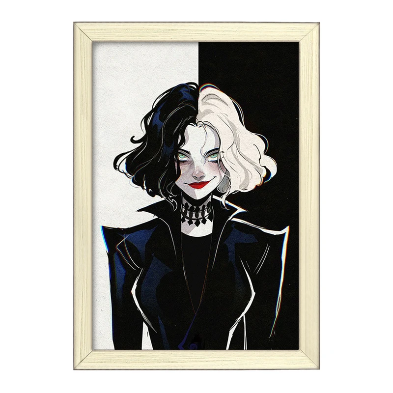 تابلو خندالو طرح کروئلا Cruella  کد 10745