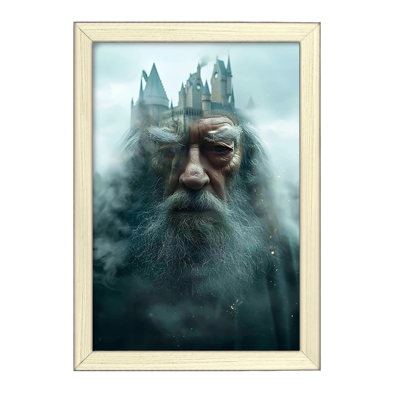 تابلو خندالو طرح گندالف هری پاتر (Harry Potter) کد F14191