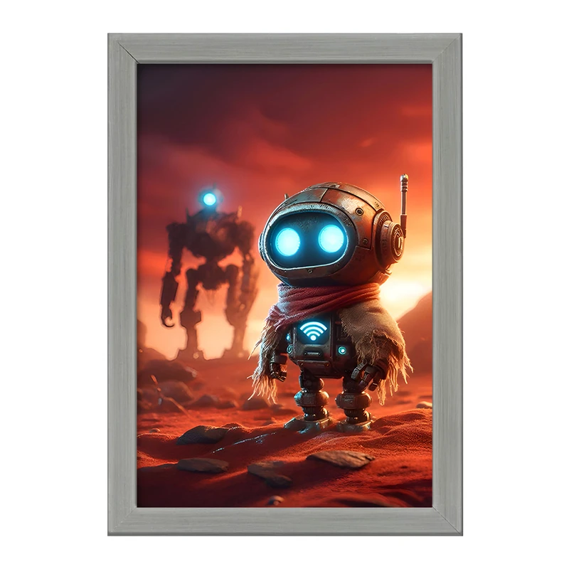 تابلو خندالو طرح ربات کد F9152