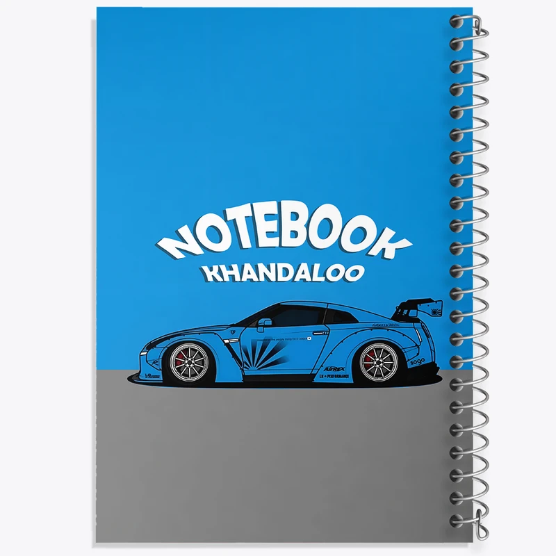 دفتر مشق 50 برگ خندالو طرح نیسان (Nissan Skyline GT-R) کد N7527