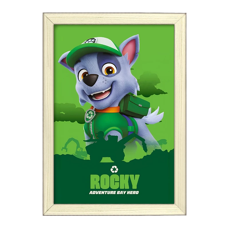 تابلو خندالو طرح راکی سگ های نگهبان کد F11015
