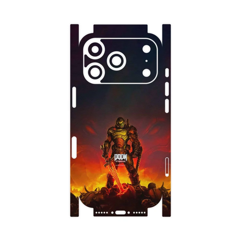 برچسب پوششی ماهوت مدل DOOM Game Series-FullSkin مناسب برای گوشی موبایل اپل iPhone 17 Pro