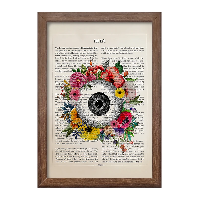 تابلو خندالو طرح چشم (Eye) کد F14046