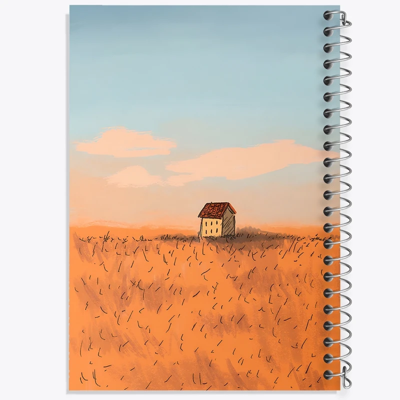 دفتر لیست خرید 50 برگ خندالو طرح منظره کد N8337