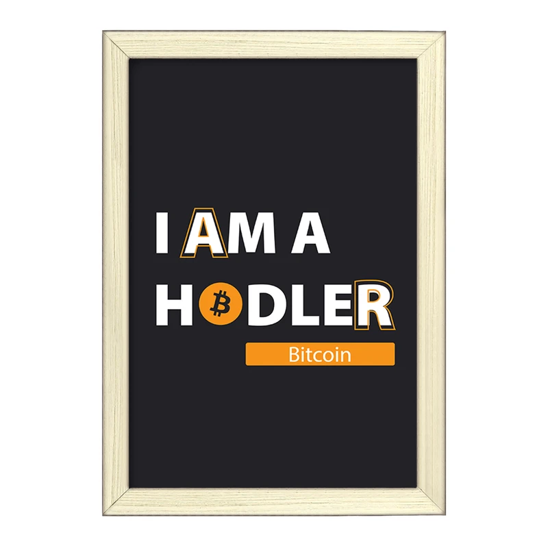 تابلو خندالو طرح I Am A Hodler Bitcoin  کد 10891