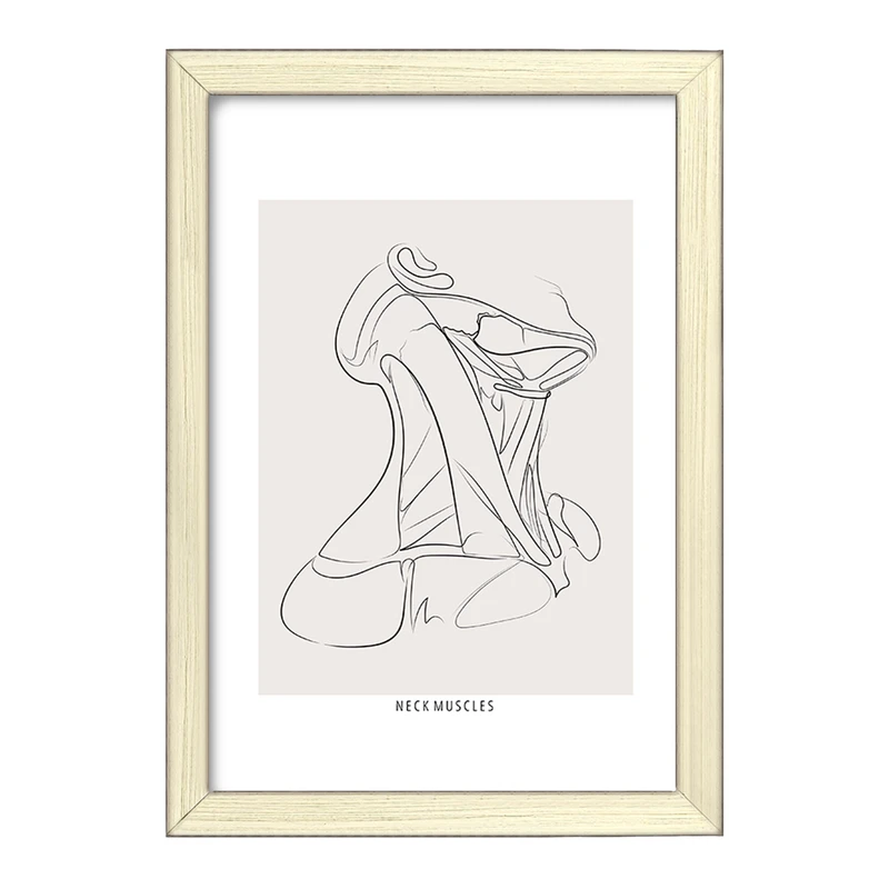 تابلو خندالو طرح عضلات گردن (Neck Muscles) کد F13928