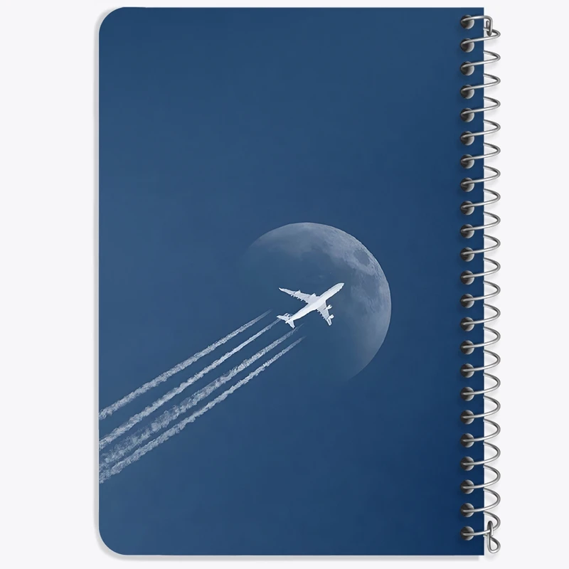 دفتر یادداشت 50 برگ خندالو طرح هواپیما کد F1391