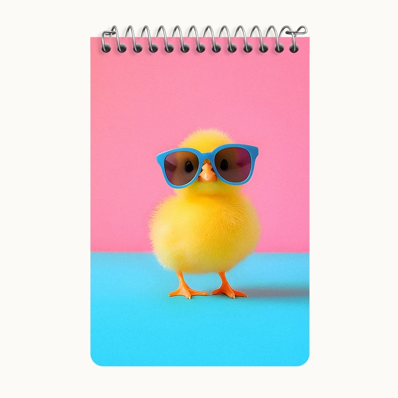 دفتر یادداشت 50 برگ خندالو طرح جوجه کد F12025