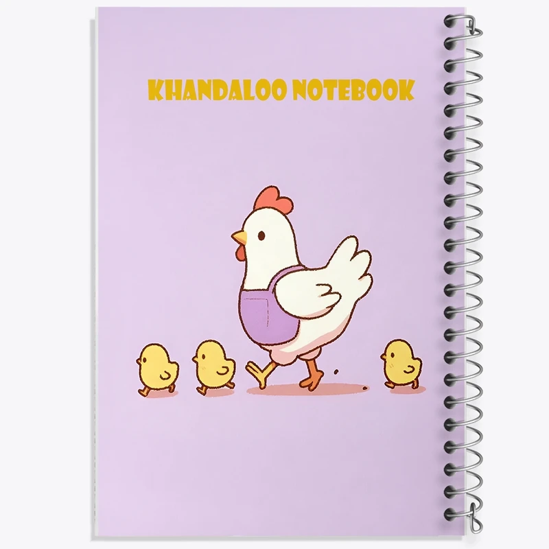 دفتر ژورنال نویسی 50 برگ خندالو مدل نقطه ای طرح حیوانات بامزه کد N7393