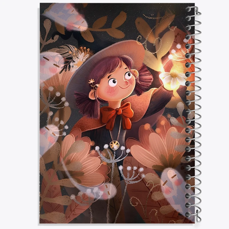 دفتر مشق 100 برگ خندالو طرح دختر ماجراجو کد N6155