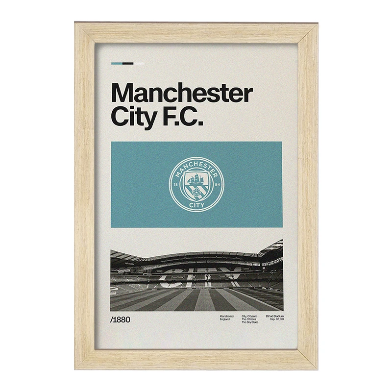 تابلو خندالو طرح منچستر سیتی (Manchester City) کد F13881