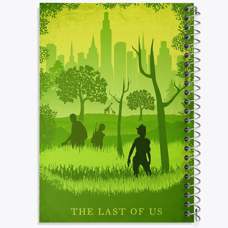 دفتر مشق 100 برگ خندالو طرح (The Last Of Us) آخرین بازمانده از ما کد N9303