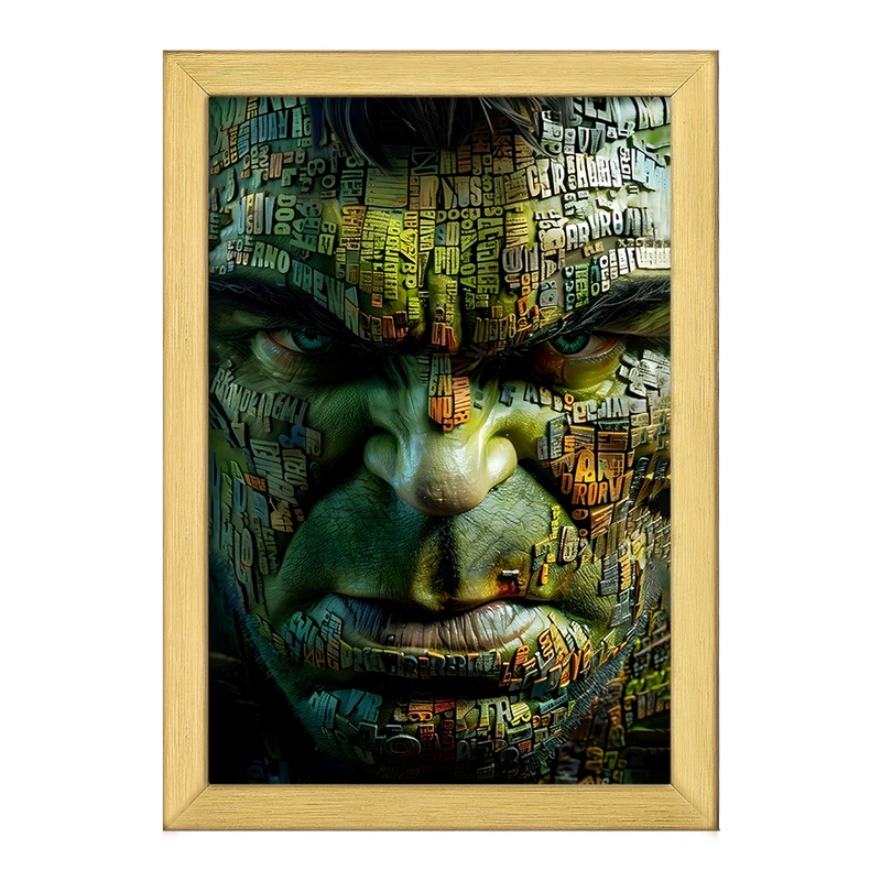 تابلو خندالو طرح هالک مارول (Marvel) کد F7165