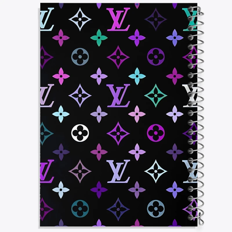 دفتر ژورنال نویسی 50 برگ خندالو مدل نقطه ای طرح لویی ویتون (Louis Vuitton) کد N7101