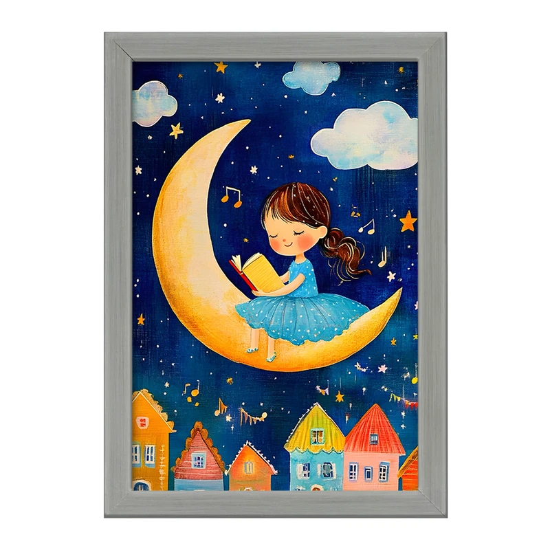 تابلو خندالو طرح دخترانه کودکانه کد F10931