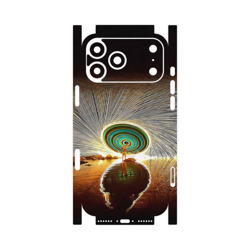 برچسب پوششی ماهوت مدل Night Light Fountain-FullSkin مناسب برای گوشی موبایل اپل iPhone 17 Pro Max