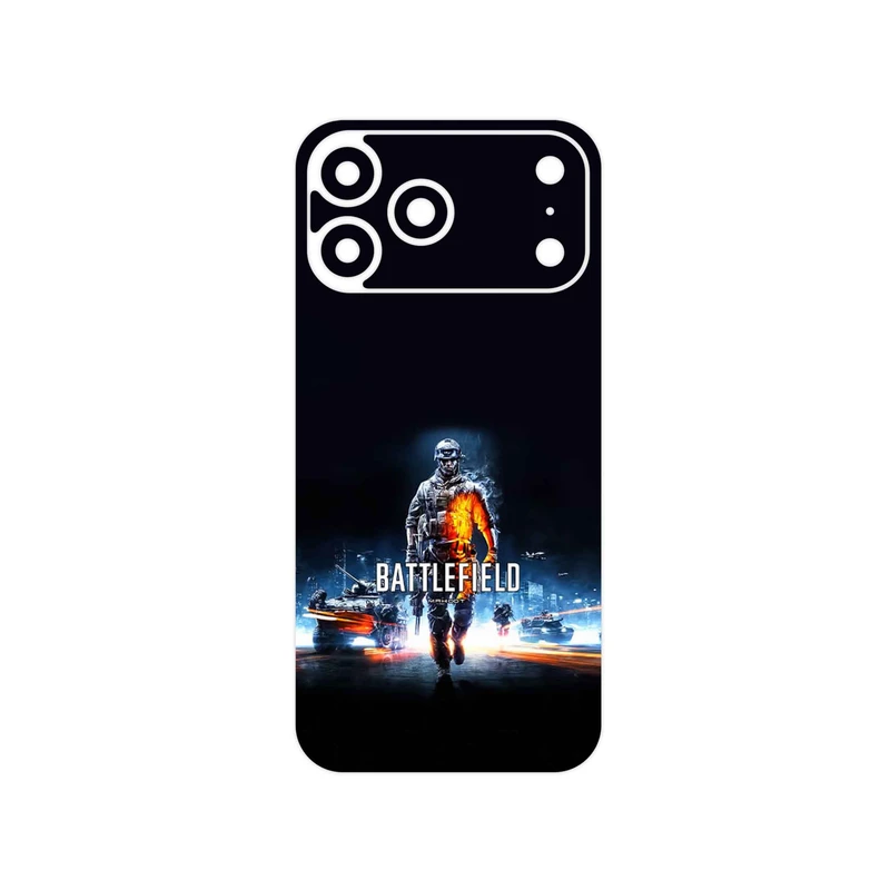 برچسب پوششی ماهوت مدل Battlefield Game Series مناسب برای گوشی موبایل اپل iPhone 17 Pro Max