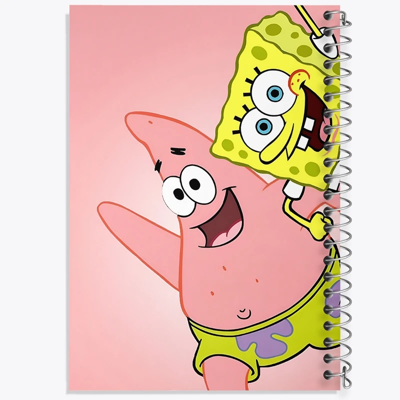 دفتر شطرنجی 50 برگ خندالو طرح باب اسفنجی و پاتریک کد F8603