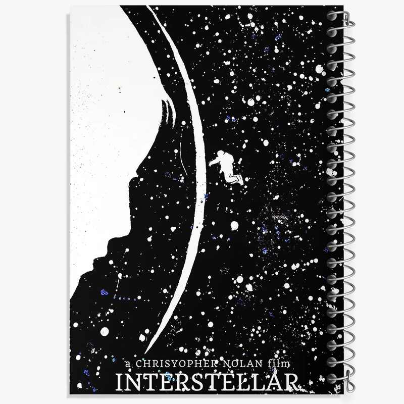 دفتر طراحی 50 برگ خندالو طرح میان ستاره ای (Interstellar) کد F11352