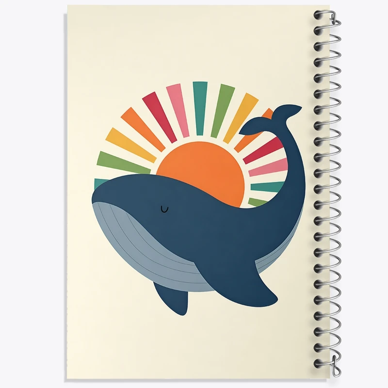 دفتر طراحی 50 برگ خندالو طرح وال کد F4618