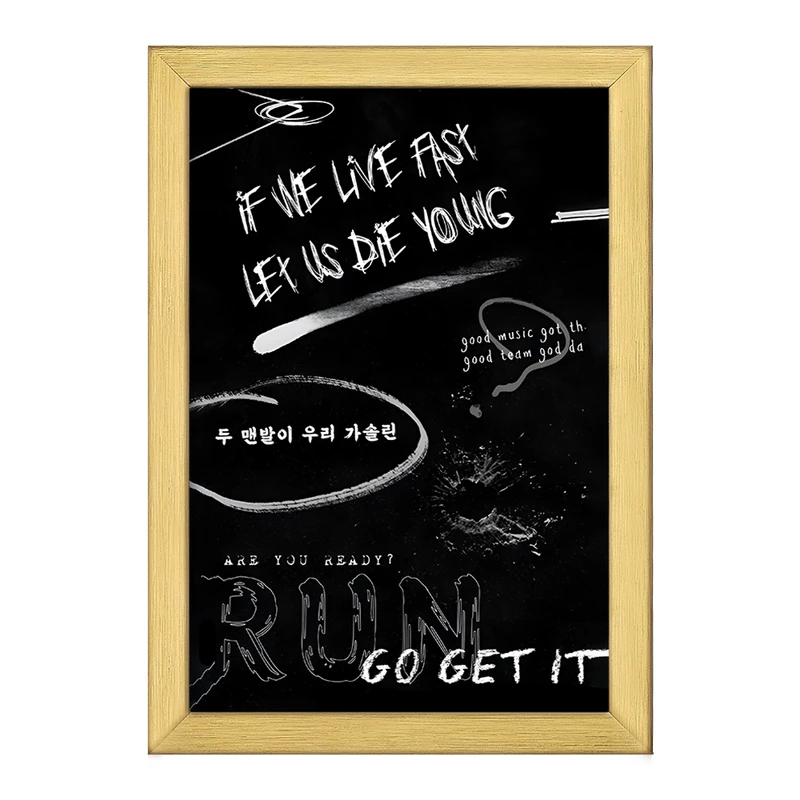 تابلو خندالو طرح عکس نوشته فانتزی کد F10478