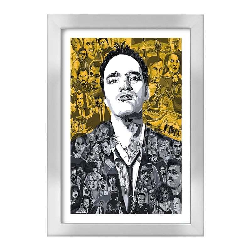 تابلو خندالو طرح کوئِنتین تارانتینو (Quentin Tarantino) کد F13558