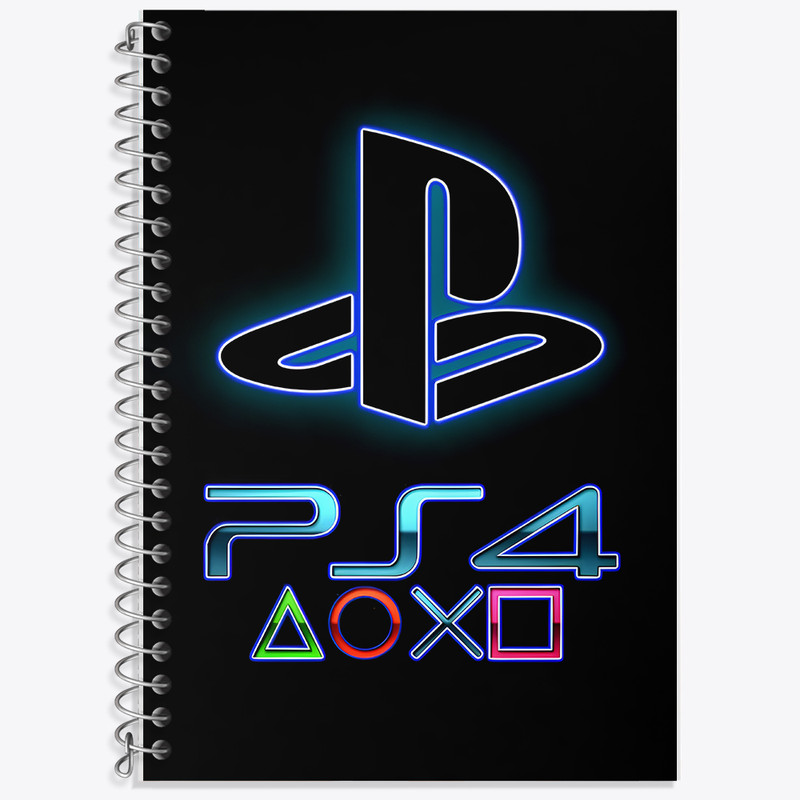 دفتر زبان دوخط 50 برگ خندالو طرح PS4 کد F12834