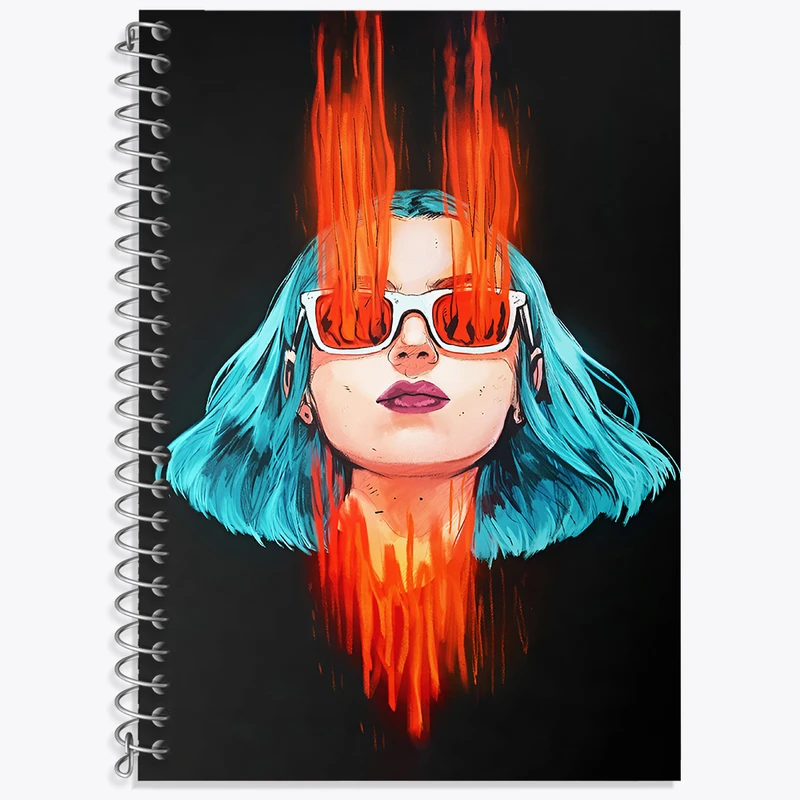 دفتر نت موسیقی 50 برگ خندالو طرح دخترانه کد F4775