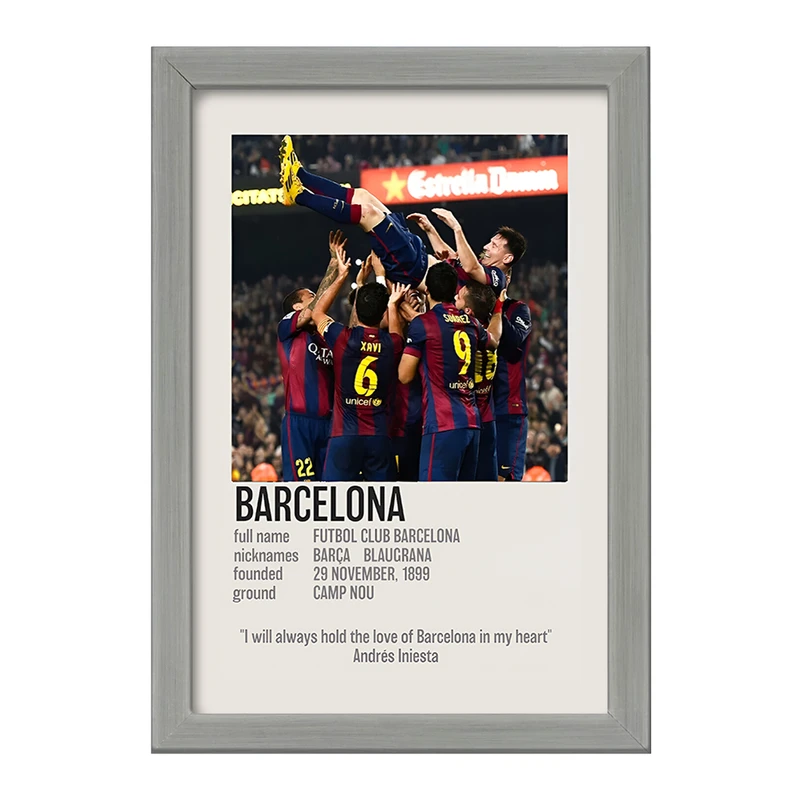 تابلو خندالو طرح بارسلونا (Barcelona) کد F13467