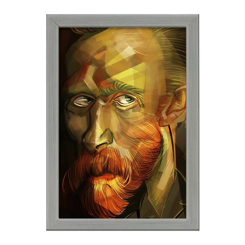 تابلو خندالو طرح ونسان ونگوگ کد F643