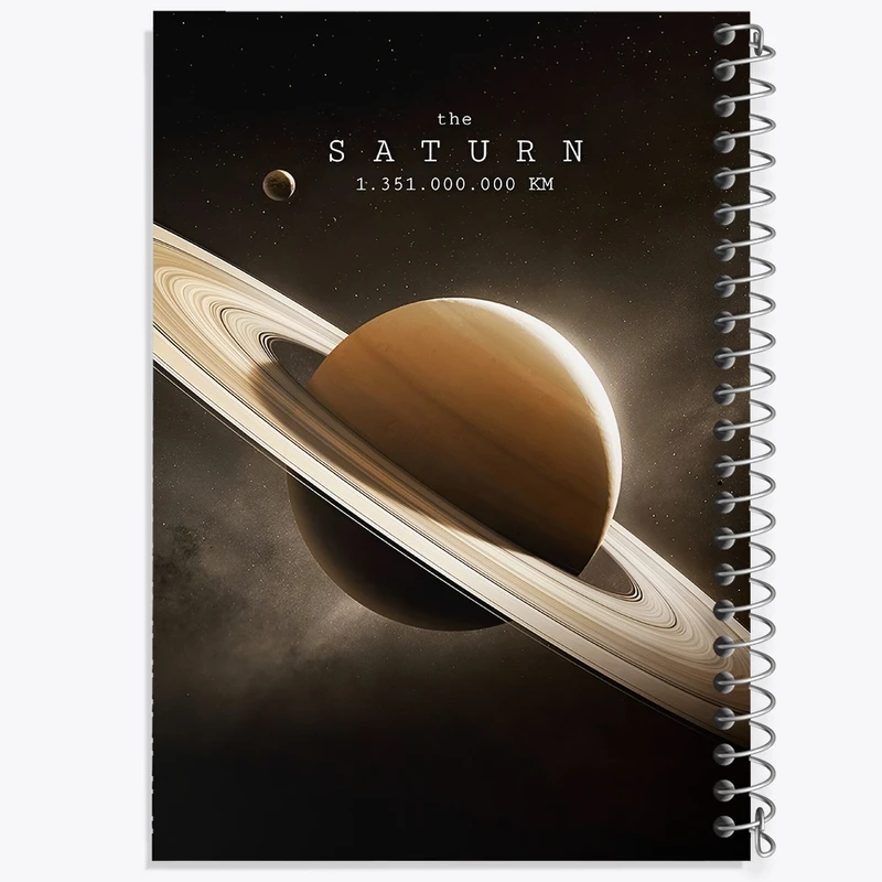 دفتر لیست خرید 50 برگ خندالو طرح سیاره ی زحل کد F4593