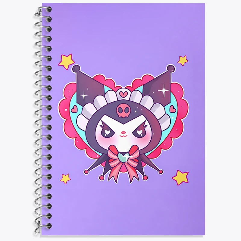 دفتر نت موسیقی 50 برگ خندالو طرح کرومی (Kuromi) کد N8242