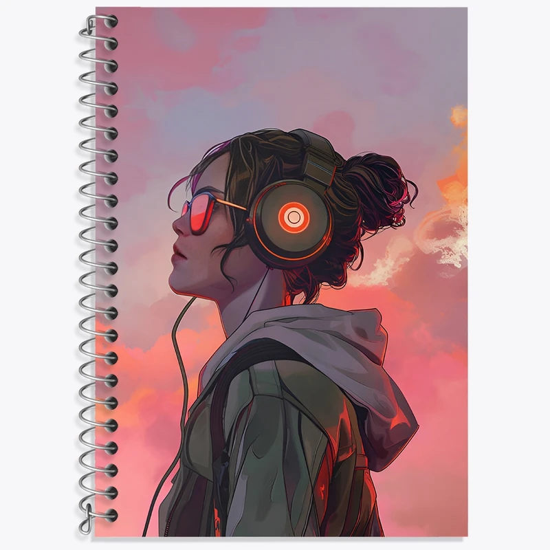 دفتر لغت 50 برگ خندالو طرح دخترانه کد N8189