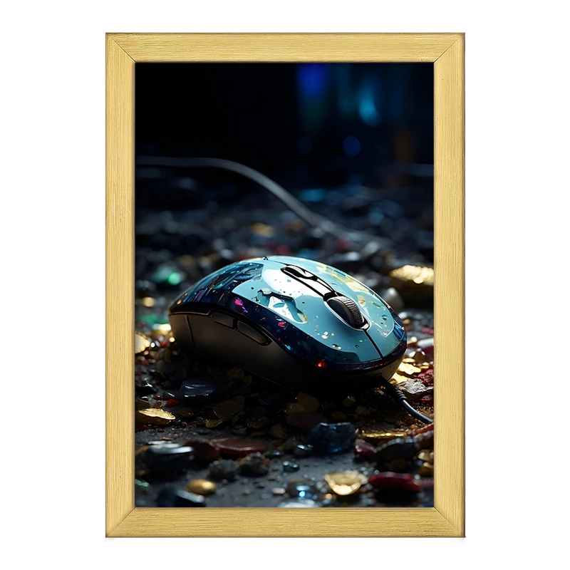 تابلو خندالو طرح ماوس کامپیوتر کد F7044