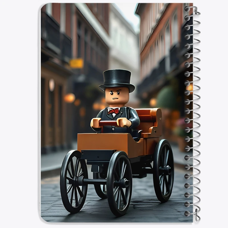 دفتر یادداشت 50 برگ خندالو طرح لگو (Lego) کد N3882