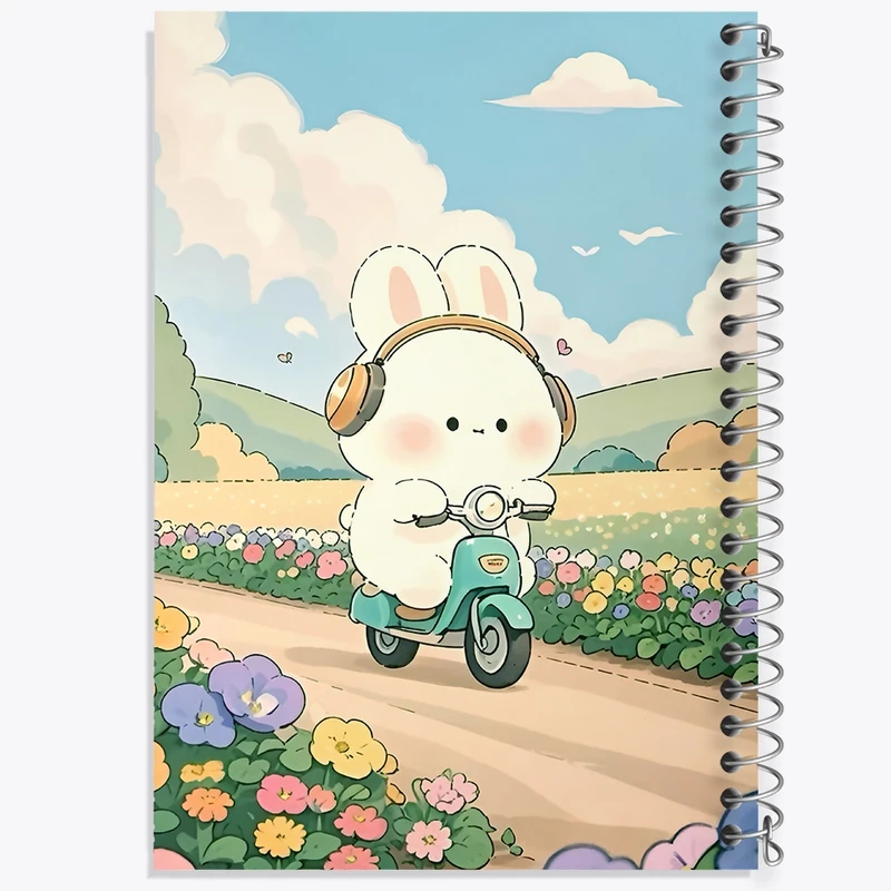 دفتر لیست خرید 50 برگ خندالو طرح خرگوش کیوت کد N9141