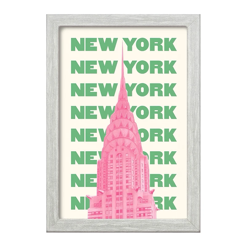 تابلو خندالو طرح نیویورک (New York) کد F5954