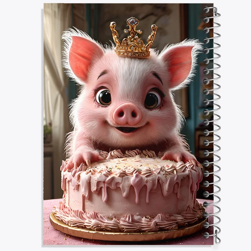 دفتر لیست خرید 50 برگ خندالو طرح خوک بامزه کد F11859