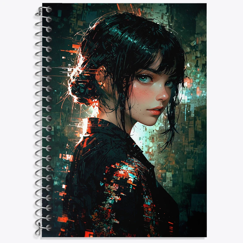 دفتر زبان دوخط 50 برگ خندالو طرح دخترانه کد F2994