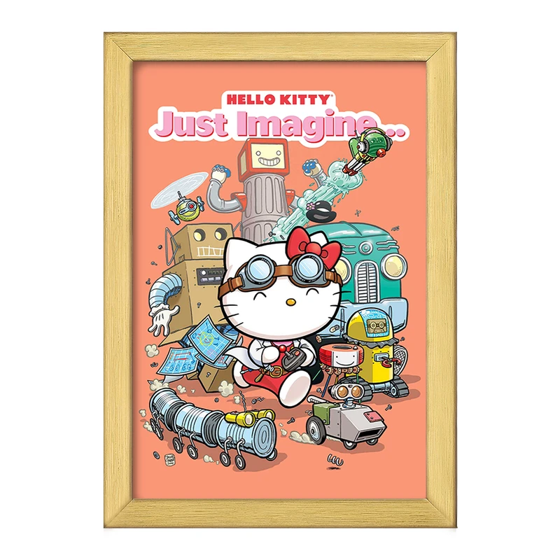 تابلو خندالو طرح هلو کیتی کد 24750