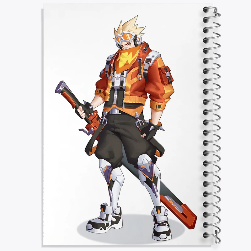 دفتر مشق 100 برگ خندالو طرح پسر جنگجو کد F4160