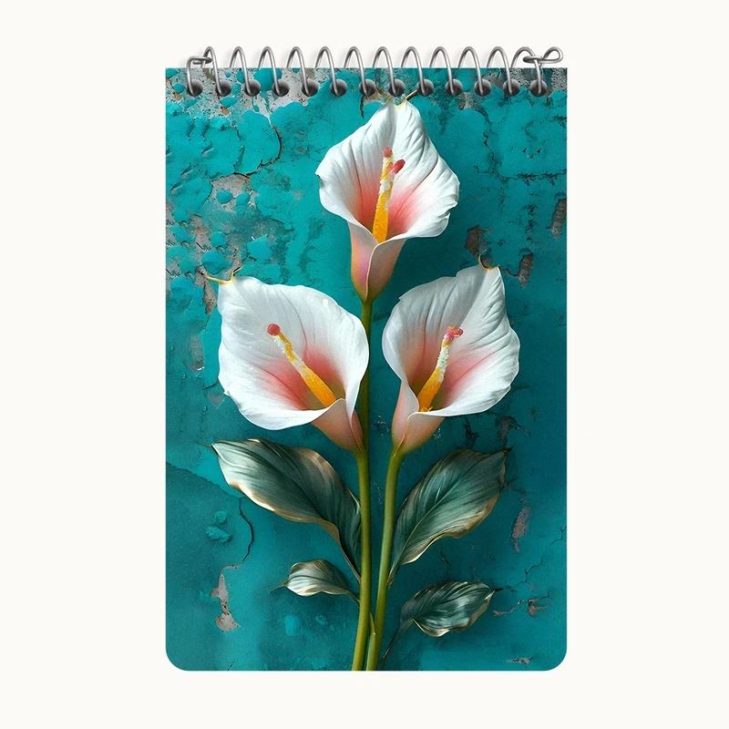 دفتر یادداشت 50 برگ خندالو طرح گل کد F12809