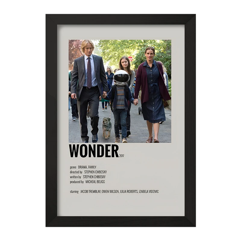 تابلو خندالو طرح اعجوبه (Wonder) کد F13356